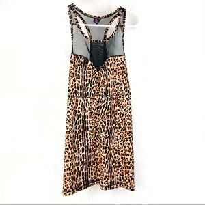Material Girl Active XL leopard print Racerback